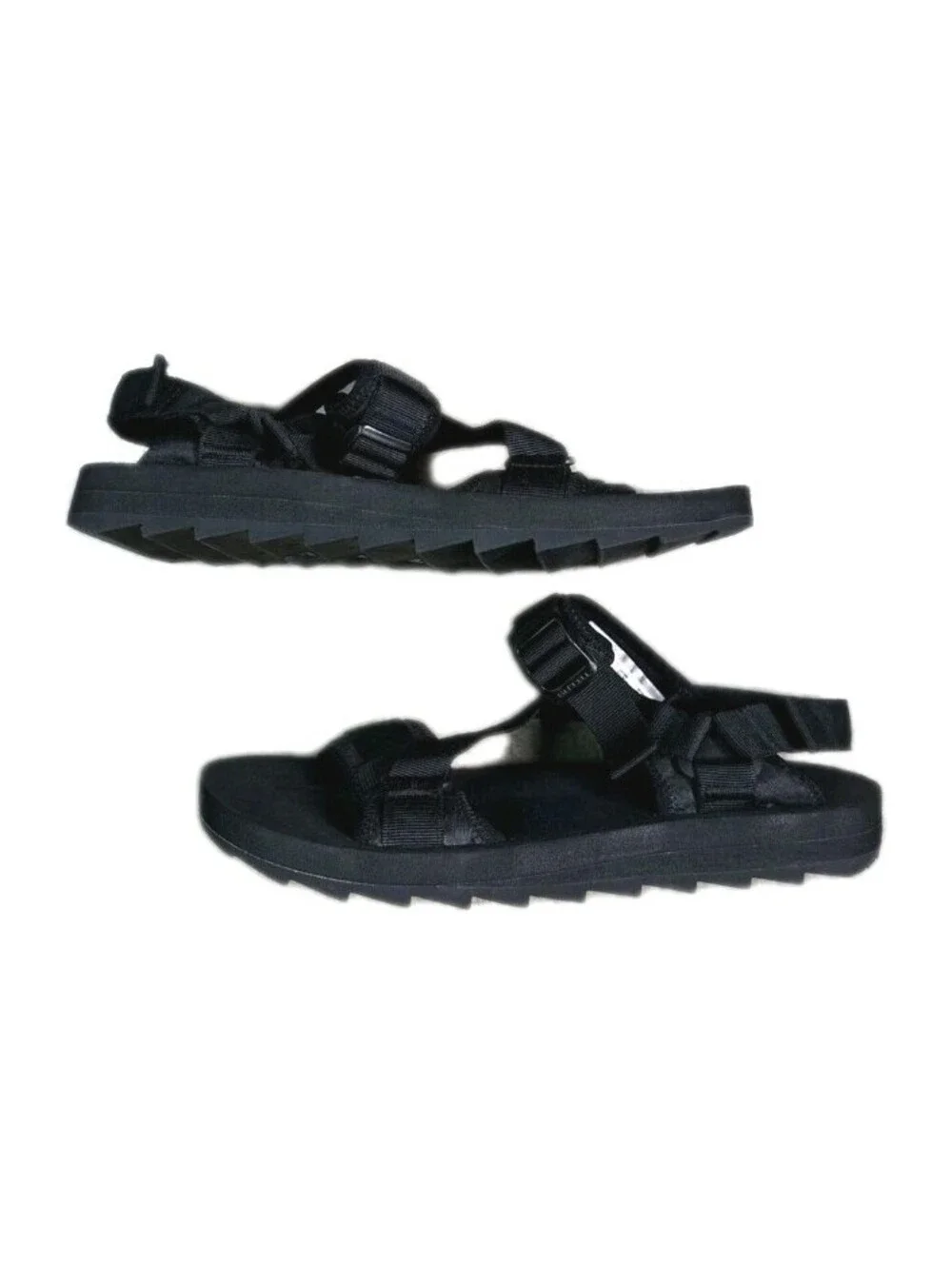 NEW Men's Merrell Alpine Strap Sandals Size 13 All Black NWOB